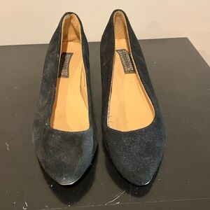 Black Suede Women's Shoes Size 9